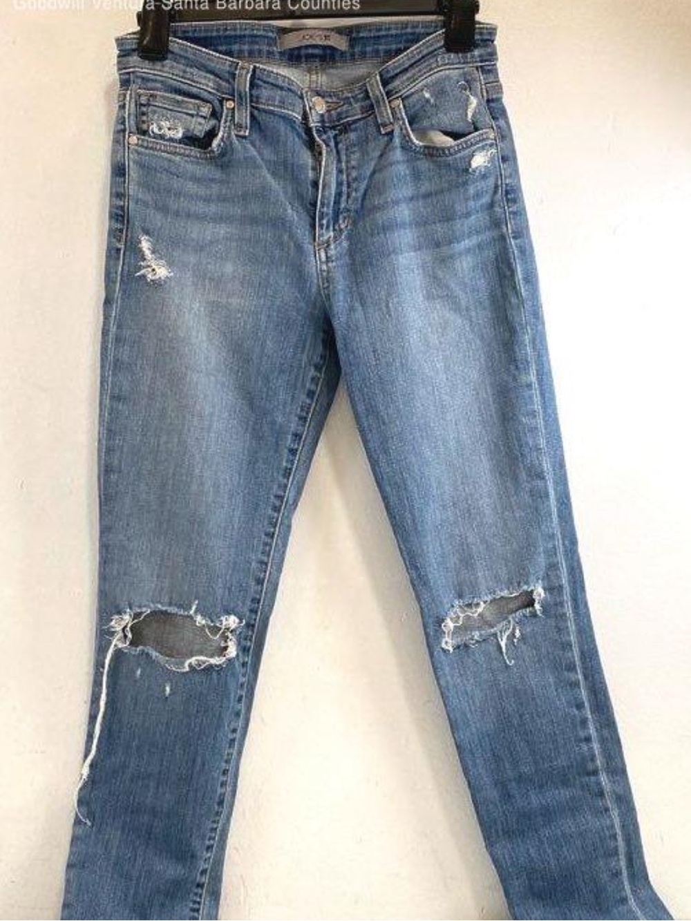 Joe's Jeans Women's Distressed Straight Jeans Sz 25